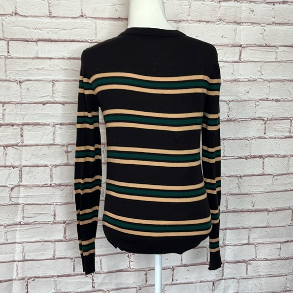 BDG Urban Outfitters Striped V Neck Button Down Cardigan Small - Picture 5 of 8